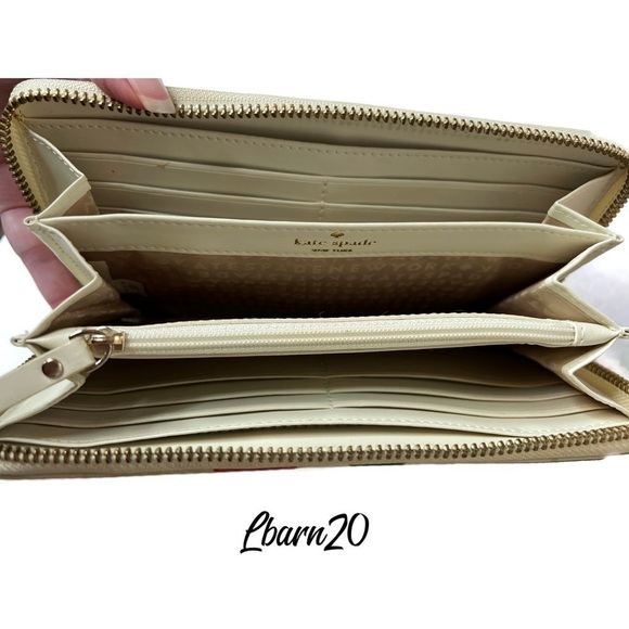 Kate Spade Paint Brush Stroke Tote and Wallet Rare Set Daycation - Picture 10 of 14